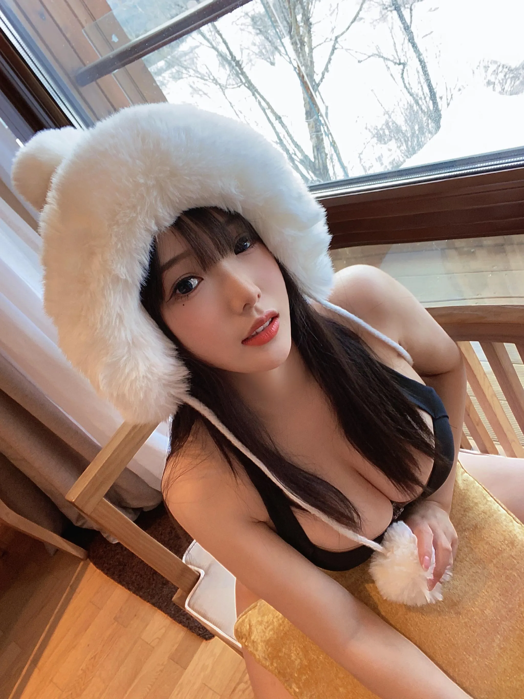 立花花 – NO.01 舰长 长白山泳装套 [15P]插图8